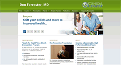 Desktop Screenshot of donforrestermd.com